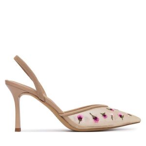 Szpilki Aldo. Brązowe szpilki ALDO, bez wzorów, bez obcasa. Za 459,99 zł.