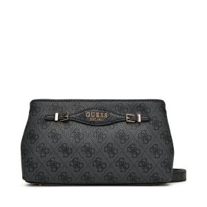 Torebka Guess. Szare listonoszki Guess, z aplikacjami, bez dodatków. Za 379,99 zł.