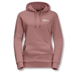 Bluza turystyczna damska Jack Wolfskin Essential. Czerwone bluzy Jack Wolfskin, s, bez wzorów, z bawełny, bez kaptura. Za 239,00 zł.