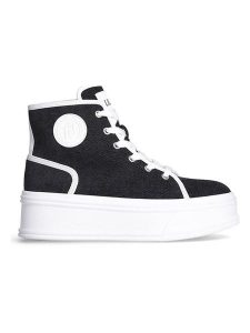 Liu Jo Sneakersy w kolorze czarnym rozmiar: 40. Czarne trampki Liu Jo, bez wzorów, za kostkę, bez zapięcia. Za 390,92 zł.