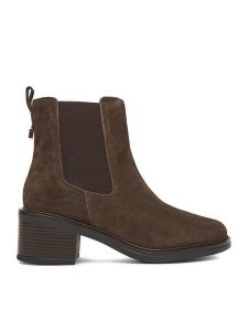 Lasocki Sztyblety CEO-WI23-T-735-02 Brązowy. Brązowe botki Lasocki, bez wzorów, ze skóry, bez obcasa, na słupku, bez zapięcia. Za 279,99 zł.