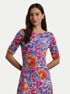 LAUREN RALPH LAUREN Sukienka codzienna 250972596001 Kolorowy Regular Fit. Kombinezony Lauren Ralph Lauren, m, bez wzorów, z bawełny, bez kołnierzyka, bez ramiączek. Za 439,99 zł.