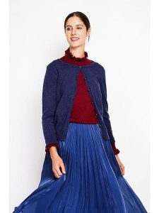 ASSUILI Kardigan w kolorze granatowym rozmiar: 34. Niebieskie kardigany Assuili. Za 113,99 zł.