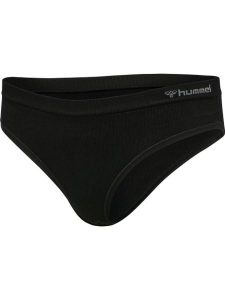 Damskie figi bezszwowe Hummel Juno Hipster. Czarne figi Hummel, bez wzorów, z bawełny. Za 95,00 zł.