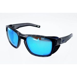 Okulary przeciwsłoneczne sportowe górskie Julbo Shield M Spectron 3 CF. Niebieskie okulary przeciwsłoneczne Julbo. W wyprzedaży za 339,15 zł.
