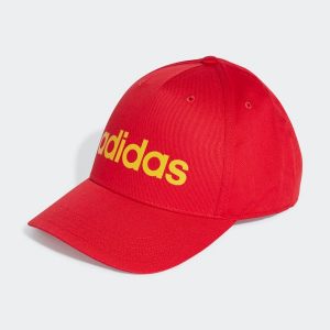Czapka z daszkiem ADIDAS. Czapki ADIDAS, bez wzorów, z bawełny, eleganckie. W wyprzedaży za 39,99 zł.