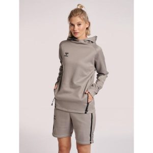 Damska bluza z kapturem Hummel Cima Xk. Szare bluzy Hummel, xs, bez wzorów, z kapturem. W wyprzedaży za 254,50 zł.