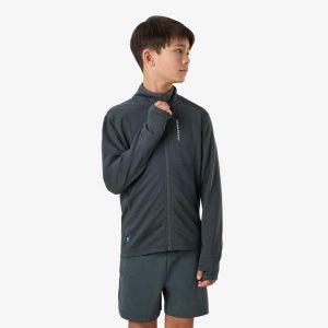 Bluza Polarowa Rozpinana Trening Junior Swedemount Ultra Light Full Zip B. Zielone bluzy SWEDEMOUNT, bez wzorów, z polaru, bez kaptura. Za 169,99 zł.