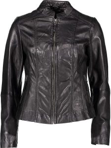 7eleven Skórzana kurtka "Paulette" w kolorze czarnym rozmiar: 44. Czarne kurtki 7eleven, bez wzorów, z materiału, bez kaptura. Za 503,95 zł.