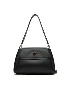 Guess Torebka Nolana HWVG95 07200 Czarny. Czarne listonoszki Guess, z aplikacjami, ze skóry, bez dodatków. Za 379,99 zł.