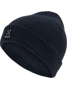 Haglöfs Czapka beanie "Malung" w kolorze granatowym rozmiar: onesize. Niebieskie czapki Haglöfs, bez wzorów, z wełny. Za 144,24 zł.