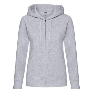 Bluza Damska Premium Z Kapturem. Szare bluzy FRUIT OF THE LOOM, m, bez wzorów, z kapturem. Za 167,99 zł.