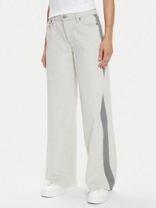 Please Jeansy P2ZBCJ8CA6 Beżowy Relaxed Fit. Brązowe jeansy Please, bez wzorów, z bawełny. Za 219,99 zł.