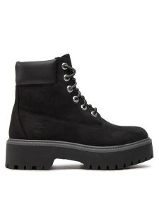 Timberland Trapery Stone Street 6In Wp TB1A5RH50151 Czarny. Czarne buty zimowe Timberland, z nubiku, bez obcasa, bez zapięcia. Za 659,99 zł.