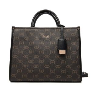 Torebka Liu Jo. Czarne torebki klasyczne Liu Jo, bez wzorów, bez dodatków. Za 429,99 zł.