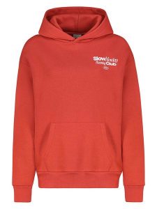 Sublevel Bluza w kolorze czerwonym rozmiar: XS. Czerwone bluzy Sublevel, xs, bez wzorów, z bawełny, z kapturem. Za 74,81 zł.