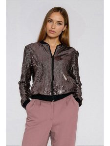 Nife Bluza w kolorze złoto-czarnym rozmiar: 42. Czarne bluzy Nife, bez wzorów, bez kaptura. Za 181,76 zł.