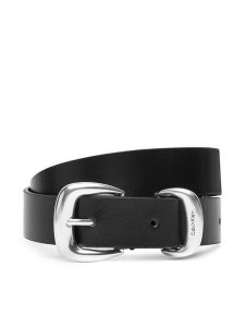 Calvin Klein Pasek Damski LV04K7012G Czarny. Czarne paski Calvin Klein, bez wzorów, ze skóry. Za 159,99 zł.