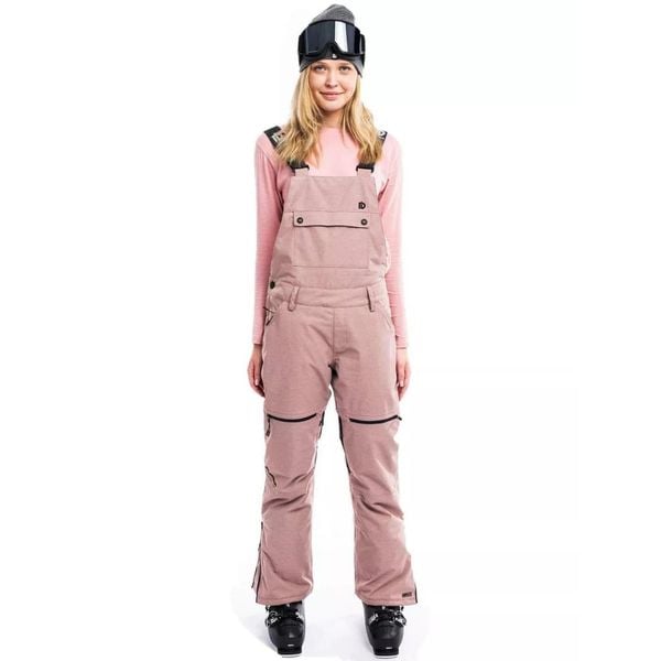 Spodnie narciarskie damskie SAKURA BIB Pants. Czerwone kombinezony FUNDANGO, na zimę, m, bez wzorów, z materiału, bez kołnierzyka, bez ramiączek. Za 499,00 zł.