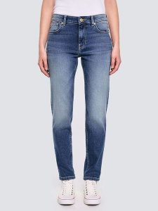 BIG STAR Dżinsy - Tapered fit - w kolorze niebieskim rozmiar: W30/L30. Niebieskie jeansy Big Star, z aplikacjami, z podwyższonym stanem. Za 169,99 zł.