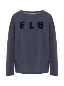 ELBSAND Bluza "Alaia" w kolorze antracytowym rozmiar: XS. Czarne bluzy ELBSAND, xs, bez wzorów, bez kaptura. Za 127,35 zł.