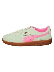Puma Sneakersy "Palermo" w kolorze zielonym rozmiar: 37. Zielone trampki Puma, bez wzorów, bez zapięcia. Za 134,95 zł.