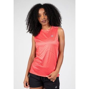 Mokena Top bez rękawów - Czerwony. Czerwone topy GORILLA WEAR, s, bez wzorów, sportowe, bez kołnierzyka, bez ramiączek. Za 170,00 zł.