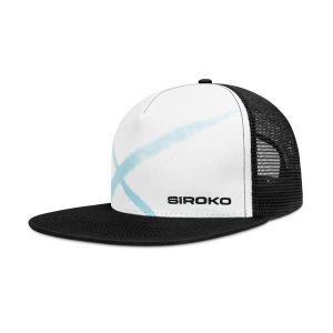 Czapka Trucker Lifestyle Siroko EMA Thinker Black. Czarne czapki SIROKO, bez wzorów, z materiału, eleganckie. Za 105,00 zł.