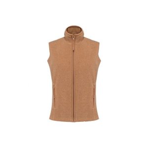 Damski polar Kariban Mélodie. Brązowe kurtki KARIBAN, m, bez wzorów, z polaru, bez kaptura. Za 121,50 zł.