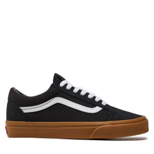Tenisówki Vans. Czarne trampki Vans, bez wzorów, bez zapięcia. Za 259,99 zł.