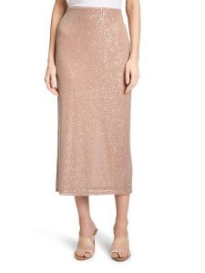 Vera Mont Spódnica w kolorze beżowym rozmiar: 40. Brązowe spódnice Vera Mont, na co dzień, bez wzorów, midi. Za 195,99 zł.