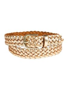 More & More Skórzany pasek w kolorze złotym rozmiar: L/XL. Żółte paski More & More, bez wzorów, z materiału. Za 69,99 zł.