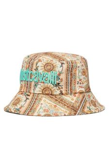 Just Cavalli Kapelusz 80RAZK3A ZG407 Beżowy jasny. Brązowe kapelusze Just Cavalli, bez wzorów, z bawełny. Za 260,99 zł.