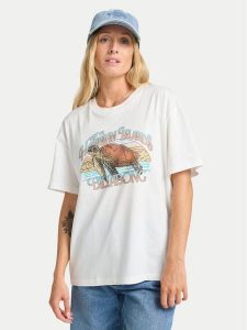 Billabong T-Shirt On Vacay EBJZT00468 Biały Regular Fit. Białe t-shirty Billabong, s, bez wzorów, z bawełny, bez kołnierzyka, bez ramiączek. Za 129,99 zł.