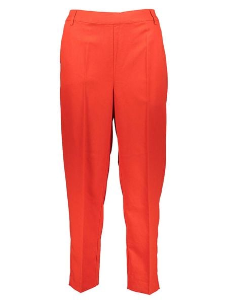 Kaffe Spodnie chino w kolorze czerwonym rozmiar: 40. Czerwone chinosy Kaffe, bez wzorów. Za 65,38 zł.