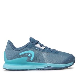 Buty do tenisa Head. Niebieskie buty sportowe Head, bez wzorów, bez zapięcia, do biegania. Za 299,99 zł.