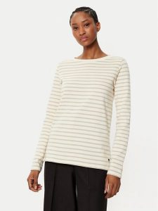 Weekend Max Mara Bluzka Erasmo 2515941061 Beżowy Regular Fit. Brązowe bluzki Weekend Max Mara, s, bez wzorów, z bawełny, bez kołnierzyka, bez ramiączek. Za 309,99 zł.
