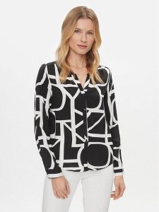 ONLY Koszula Gusta 15317938 Czarny Regular Fit. Czarne koszule ONLY, m, bez wzorów, z wiskozy, bez kołnierzyka, bez ramiączek. Za 79,99 zł.