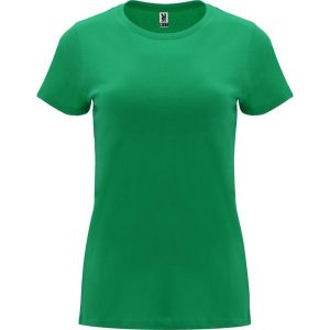 Damska Koszulka Z Krótkim Rękawem Capri. Zielone bluzki ROLY, m, bez wzorów, sportowe, bez kołnierzyka, bez ramiączek. Za 31,99 zł.