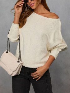 LA Angels Sweter w kolorze kremowym rozmiar: S. Brązowe swetry oversize LA Angels, s, bez wzorów, bez ramiączek. Za 174,84 zł.