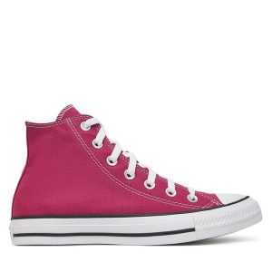 Trampki Converse. Czerwone trampki Converse, bez wzorów, bez zapięcia. Za 219,99 zł.