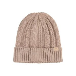 Damska czapka zimowa beanie. Czarne czapki 4f, bez wzorów, z dzianiny, eleganckie. Za 83,99 zł.