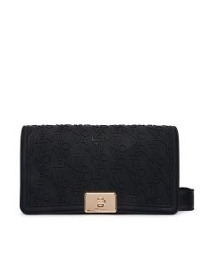 Valentino Torebka Jellies VBSA0Q09LOG Czarny. Czarne torebki klasyczne Valentino, bez wzorów, ze skóry, bez dodatków. Za 479,99 zł.