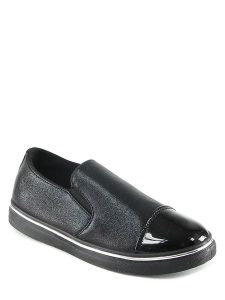 Sixth Sens Slippersy w kolorze czarnym rozmiar: 36. Czarne trampki Sixth Sens, bez wzorów, z gumy, bez zapięcia. Za 128,95 zł.