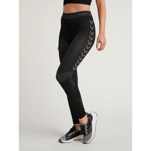 Damskie legginsy Hummel Seamless. Białe legginsy Hummel, bez wzorów, z materiału. Za 100,00 zł.