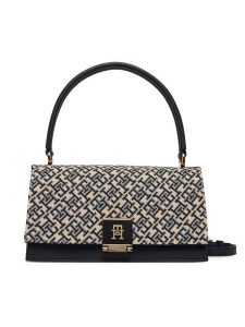 Tommy Hilfiger Torebka Th Her Med Crossover Jacqu AW0AW18638 Granatowy. Niebieskie torebki klasyczne TOMMY HILFIGER, bez wzorów, ze skóry, bez dodatków. Za 699,99 zł.