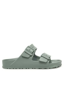 Birkenstock Klapki Arizona Eva 1029653 Zielony. Zielone klapki Birkenstock, bez wzorów, z syntetyku, bez obcasa. Za 249,99 zł.
