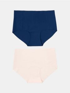 Bezszwowe majtki figi 2 pack - wielobarwny. Figi Sinsay, bez wzorów. Za 19,99 zł.
