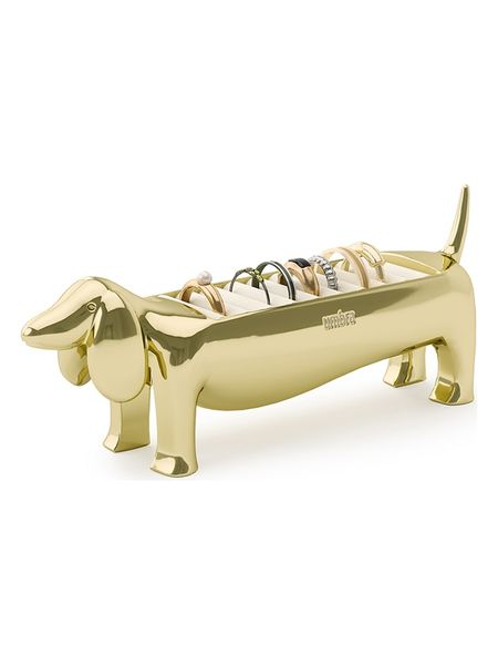 Umbra Uchwyt "Dachsie" w kolorze miedzianym na pierścionki - 15 x 6 x 4 cm rozmiar: onesize. Brązowe pierścionki Umbra, metalowe. Za 65,69 zł.
