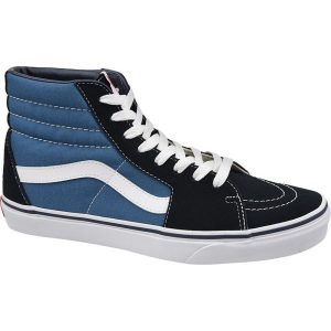 Buty Vans Sk8-Hi VD5INVY niebieskie. Niebieskie trampki bez wzorów, z gumy, bez zapięcia. Za 365,58 zł.